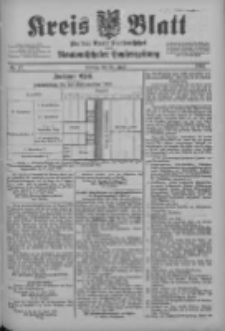 Kreis Blatt f&uuml;r den Kreis Neutomischeler zugleich Hopfenzeitung 1902.06.20 Nr47