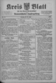 Kreis Blatt f&uuml;r den Kreis Neutomischeler zugleich Hopfenzeitung 1902.06.24 Nr48