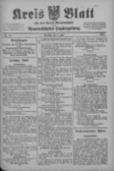 Kreis Blatt f&uuml;r den Kreis Neutomischeler zugleich Hopfenzeitung 1902.07.01 Nr50