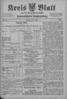 Kreis Blatt f&uuml;r den Kreis Neutomischeler zugleich Hopfenzeitung 1902.07.08 Nr52