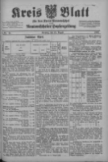 Kreis Blatt f&uuml;r den Kreis Neutomischeler zugleich Hopfenzeitung 1902.08.12 Nr61
