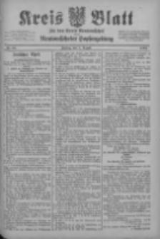 Kreis Blatt f&uuml;r den Kreis Neutomischeler zugleich Hopfenzeitung 1902.08.08 Nr62