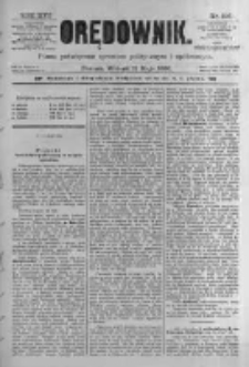 Orędownik: pismo poświęcone sprawom politycznym i spółecznym. 1886.05.11 R.16 nr106