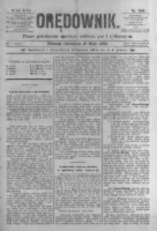 Orędownik: pismo poświęcone sprawom politycznym i spółecznym. 1886.05.13 R.16 nr108