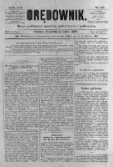 Orędownik: pismo poświęcone sprawom politycznym i spółecznym. 1886.07.11 R.16 nr155
