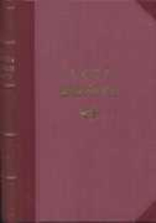 Akta babińskie: pismo nie-perjodyczne i nie-zbiorowe. Xiążeczka pierwsza