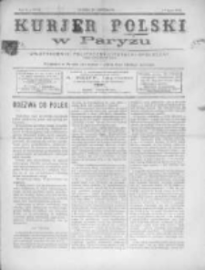 Kurjer Polski w Paryżu: dwutygodnik polityczny-literacki-społeczny: organ patrjotyczny polski. 1886.07.15 R.6 nr62