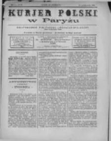 Kurjer Polski w Paryżu: dwutygodnik polityczny-literacki-społeczny: organ patrjotyczny polski. 1886.10.01 R.6 nr67