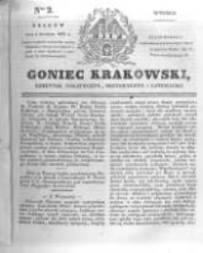 Goniec Krakowski: dziennik polityczny, historyczny i literacki. 1831.01.04 nr2