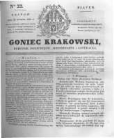 Goniec Krakowski: dziennik polityczny, historyczny i literacki. 1831.01.28 nr22