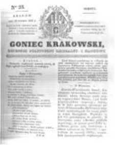 Goniec Krakowski: dziennik polityczny, liberalny i naukowy. 1831.01.29 nr23