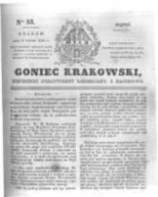 Goniec Krakowski: dziennik polityczny, liberalny i naukowy. 1831.02.11 nr33