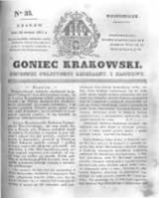 Goniec Krakowski: dziennik polityczny, liberalny i naukowy. 1831.02.14 nr35