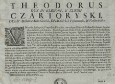 [Zalecenie nabożeństw za duszę ś.p. Franciszka Kobielskiego, Biskupa Łuckiego]