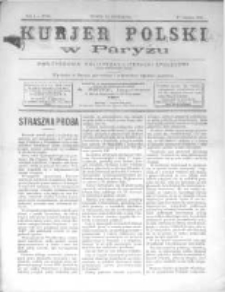 Kurjer Polski w Paryżu: dwutygodnik polityczny-literacki-społeczny: organ patrjotyczny polski. 1886.06.01 R.6 nr59