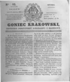 Goniec Krakowski: dziennik polityczny, liberalny i naukowy. 1831.04.12 nr82