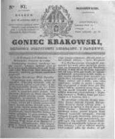 Goniec Krakowski: dziennik polityczny, liberalny i naukowy. 1831.04.18 nr87