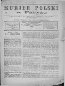 Kurjer Polski w Paryżu: dwutygodnik polityczny-literacki-społeczny: organ patrjotyczny polski. 1887.09.01 R.7 nr89