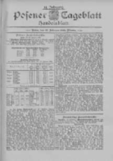 Posener Tageblatt. Handelsblatt 1895.02.22 Jg.34