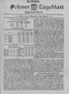 Posener Tageblatt. Handelsblatt 1895.11.11 Jg.34