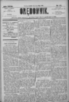 Orędownik: pismo dla spraw politycznych i społecznych 1906.02.04 R.36 Nr27