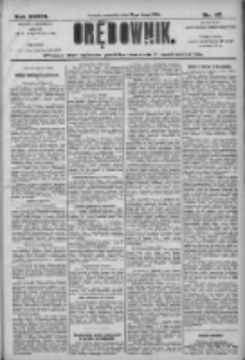 Orędownik: pismo dla spraw politycznych i społecznych 1906.02.22 R.36 Nr42