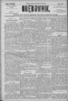 Orędownik: pismo dla spraw politycznych i społecznych 1906.03.08 R.36 Nr54