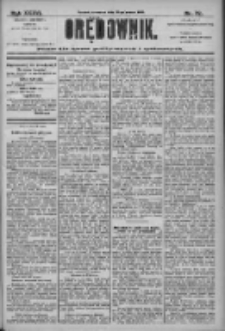 Orędownik: pismo dla spraw politycznych i społecznych 1906.03.29 R.36 Nr72