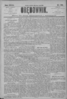 Orędownik: pismo dla spraw politycznych i społecznych 1906.05.13 R.36 Nr109