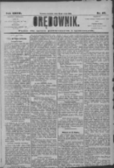 Orędownik: pismo dla spraw politycznych i społecznych 1906.05.20 R.36 Nr115
