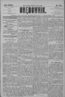 Orędownik: pismo dla spraw politycznych i społecznych 1906.06.19 R.36 Nr137