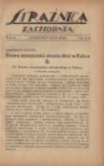 Strażnica Zachodnia: miesięcznik poświęcony sprawom kres&oacute;w zachodnich 1923 kwiecień/maj R.2 T.3 Nr4/5