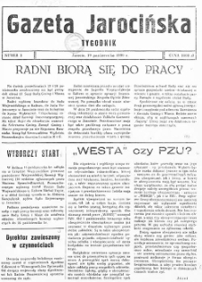 Gazeta Jarocińska 1990.10.19 Nr3