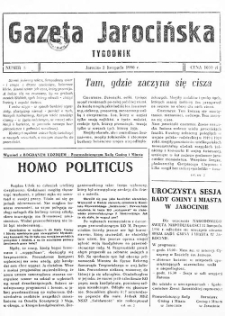 Gazeta Jarocińska 1990.11.02 Nr5