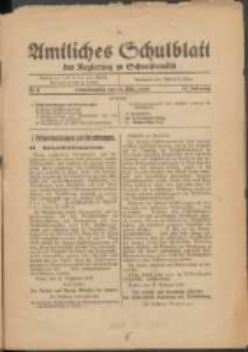 Amtliches Schulblatt der Regierung zu Schneidemühl 1936.03.15 Jg.17 Nr6