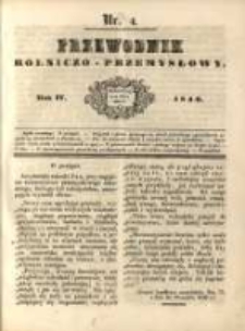 Przewodnik Rolniczo-Przemysłowy. 1840-1841 R.4 Nr4