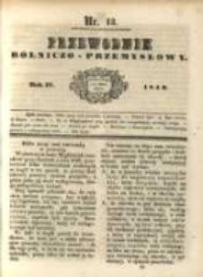 Przewodnik Rolniczo-Przemysłowy. 1840-1841 R.4 Nr13