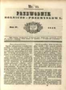 Przewodnik Rolniczo-Przemysłowy. 1840-1841 R.4 Nr15