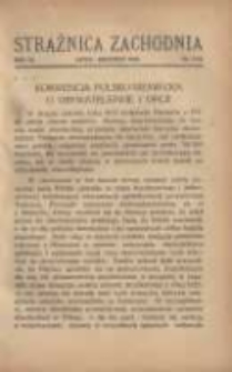 Strażnica Zachodnia: miesięcznik poświęcony sprawom kres&oacute;w zachodnich 1924 lipiec/grudzień R.3 T.4 Nr7/12