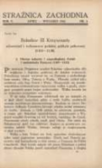 Strażnica Zachodnia: miesięcznik poświęcony sprawom kres&oacute;w zachodnich 1926 lipiec/wrzesień R.5 T.9 Nr3