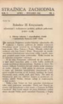 Strażnica Zachodnia: miesięcznik poświęcony sprawom kresów zachodnich 1926 lipiec/wrzesień R.5 T.9 Nr3