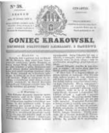 Goniec Krakowski: dziennik polityczny, liberalny i naukowy. 1831.02.17 nr38