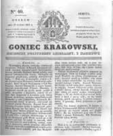 Goniec Krakowski: dziennik polityczny, liberalny i naukowy. 1831.02.19 nr40