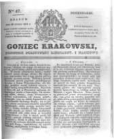 Goniec Krakowski: dziennik polityczny, liberalny i naukowy. 1831.02.28 nr47