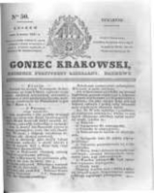Goniec Krakowski: dziennik polityczny, liberalny i naukowy. 1831.03.03 nr50