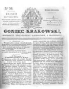 Goniec Krakowski: dziennik polityczny, liberalny i naukowy. 1831.03.07 nr53