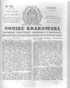 Goniec Krakowski: dziennik polityczny, liberalny i naukowy. 1831.03.17 nr62