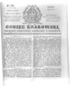 Goniec Krakowski: dziennik polityczny, liberalny i naukowy. 1831.03.18 nr63