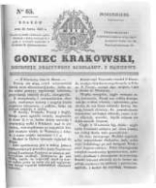 Goniec Krakowski: dziennik polityczny, liberalny i naukowy. 1831.03.21 nr65