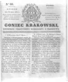 Goniec Krakowski: dziennik polityczny, liberalny i naukowy. 1831.03.22 nr66